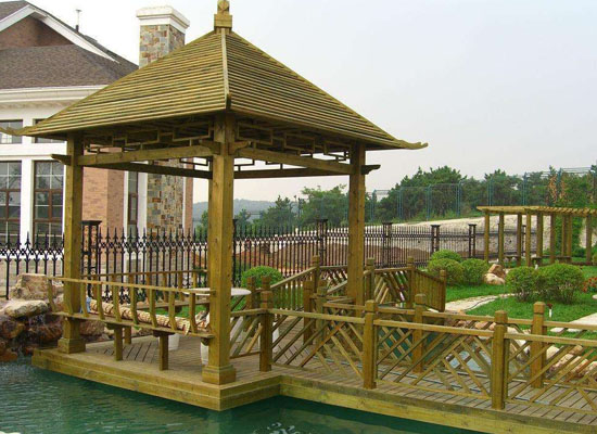 實(shí)木防腐木護(hù)欄 實(shí)木防腐木護(hù)欄